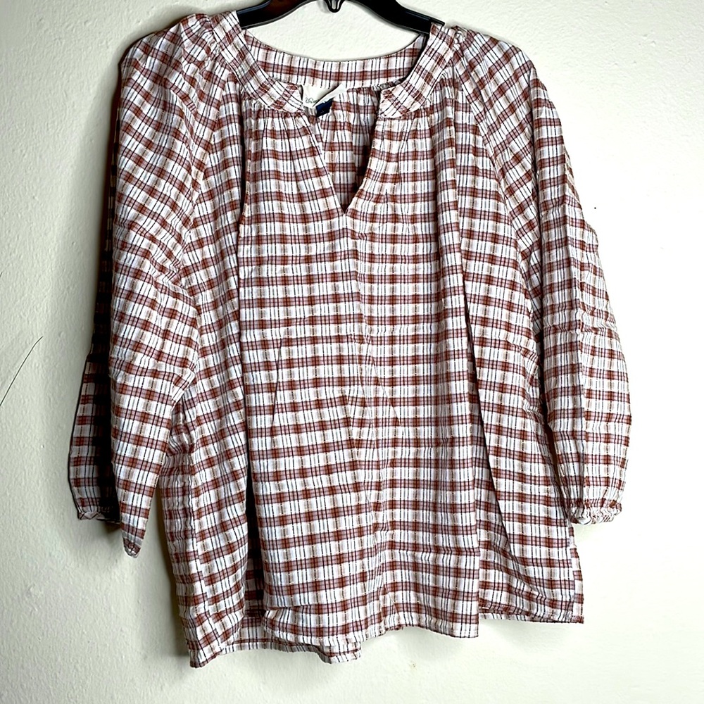 Universal thread tunic blouse sz L